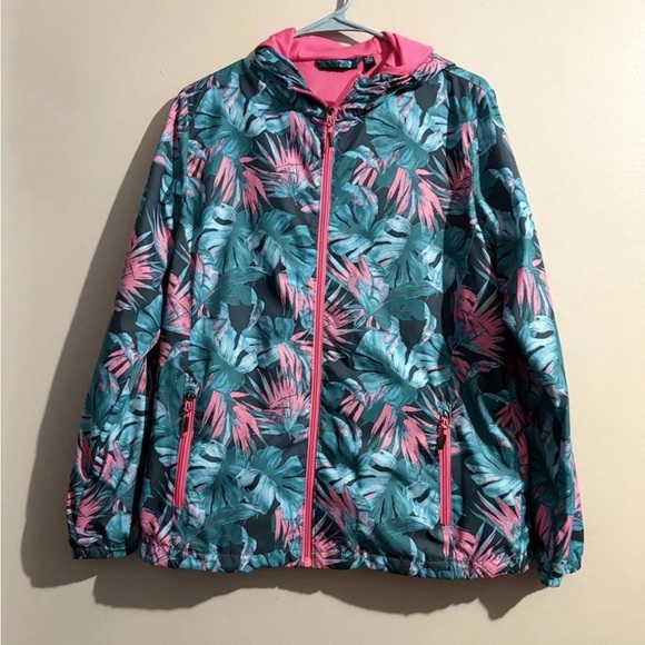 PGA Tour Jackets & Blazers - PGA Tour Women's Long Sleeve Hood Full Zip Jacket Bahama Paradise Jacket Size L